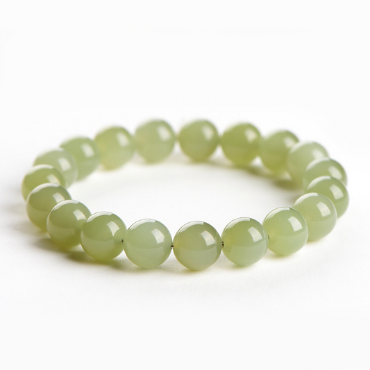 High Quality Light Nephrite Bracelet