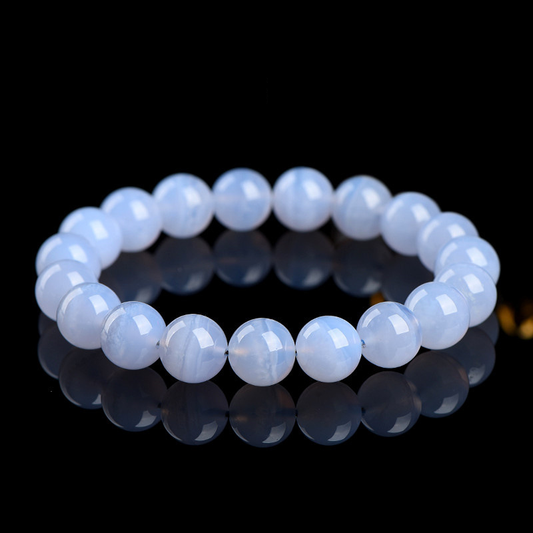 5A Grade High Quality Blue Lace Agate Bracelet