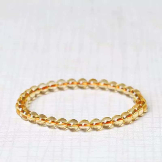 4mm Citrine Energy Bracelet