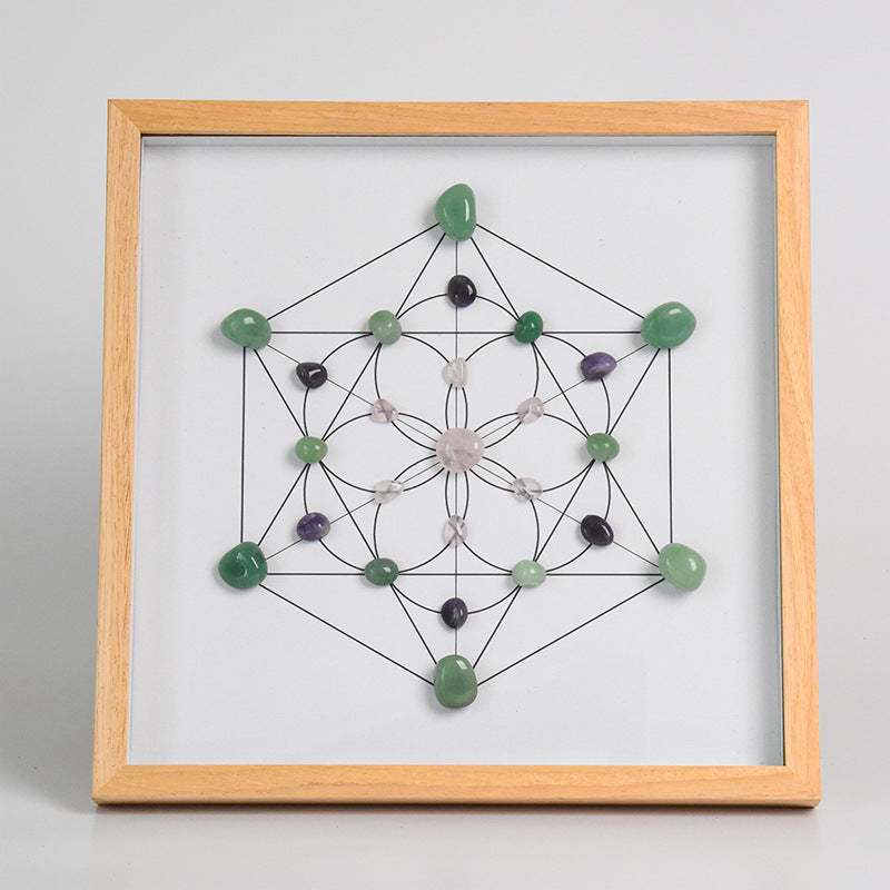 Love and Harmony Crystal Grids-Hexagon