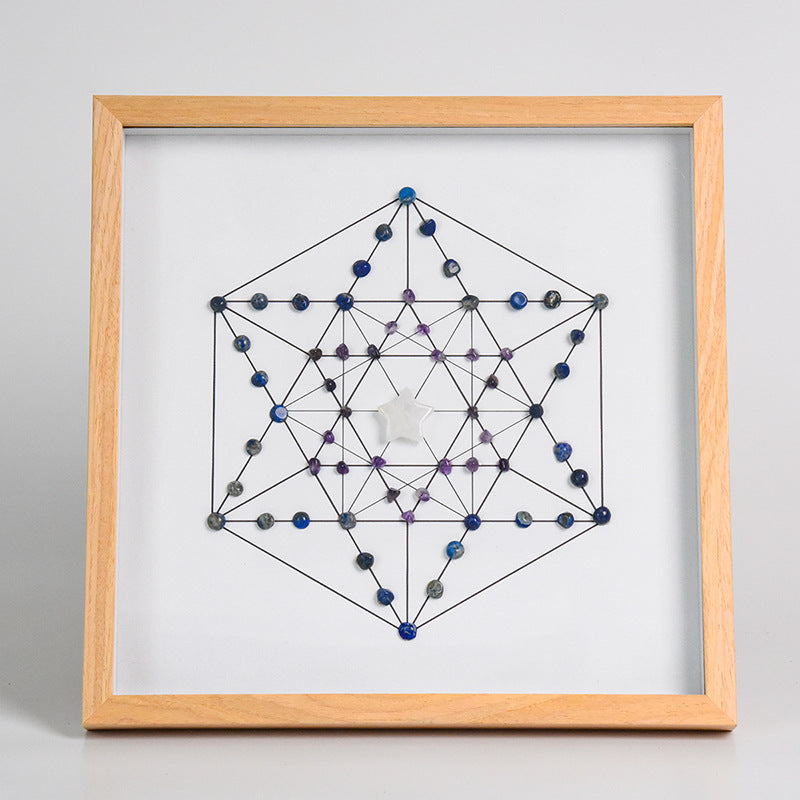 Spiritual Growth Crystal Grids-White