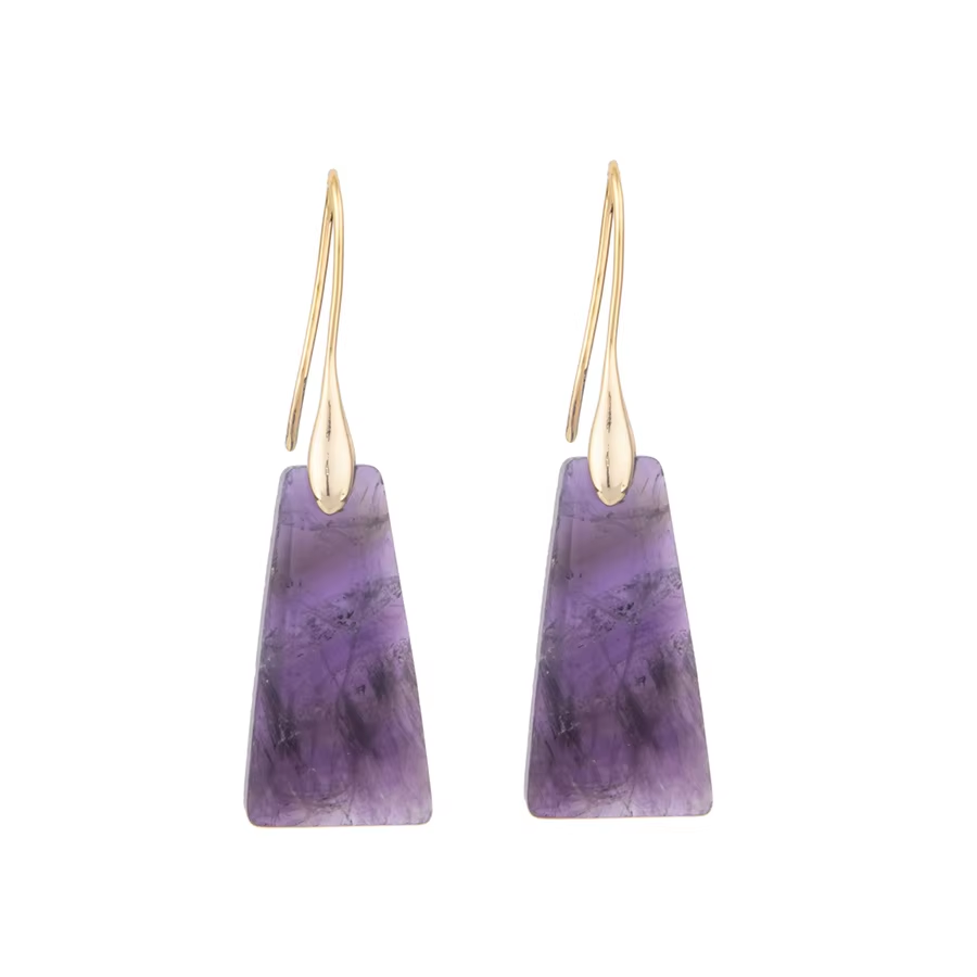 Amethyst Earrings Jewelry