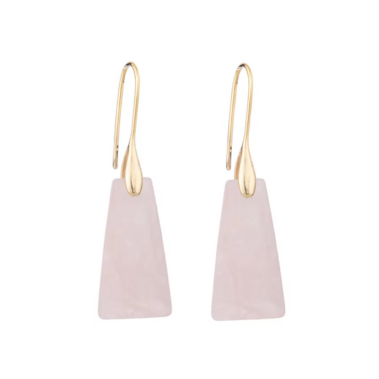 Rose Quartz Earrings Jewelry